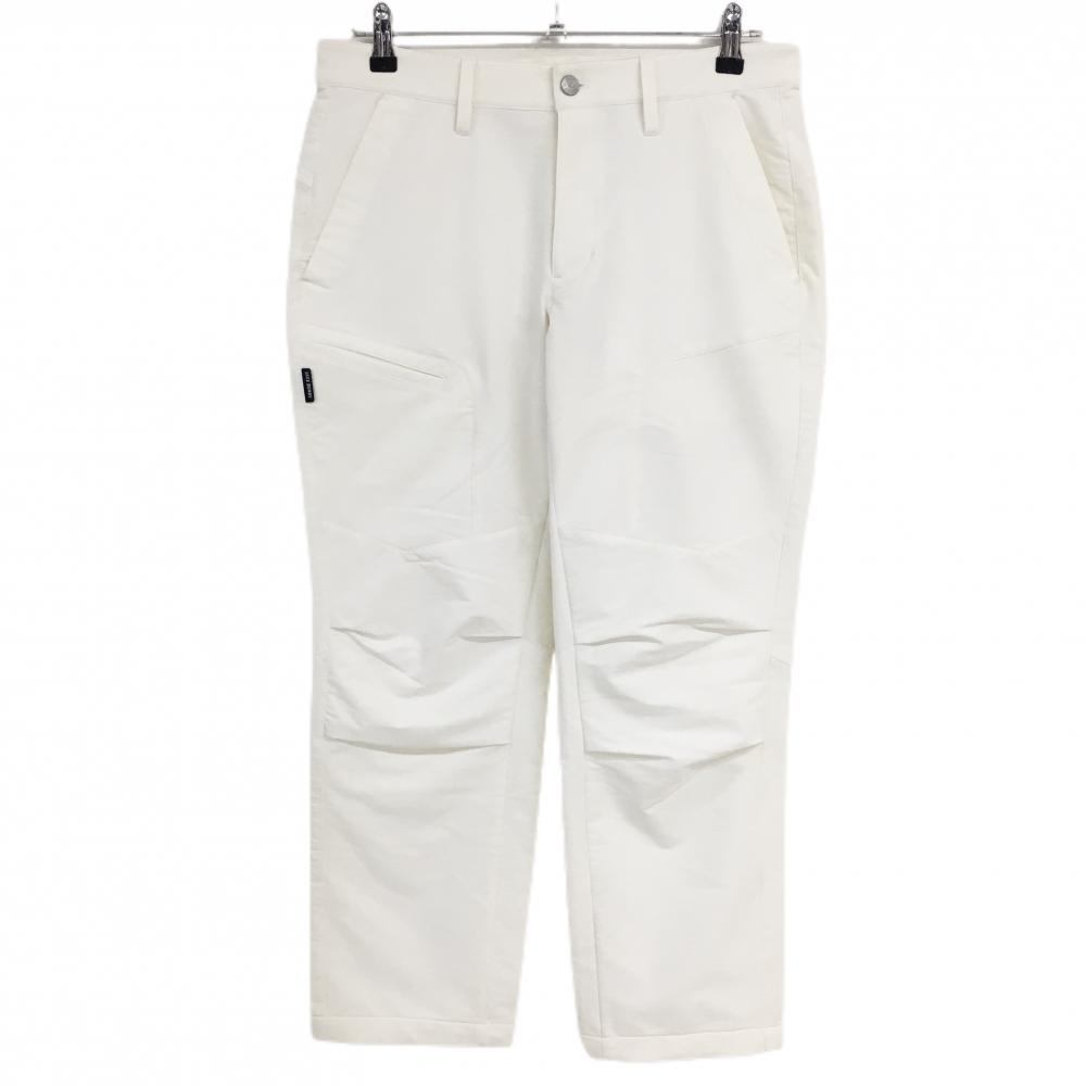 【美品】ジャックバニー パンツ 白 ストレッチ 裏微起毛  メンズ 4(M) ゴルフウェア Jack Bunny