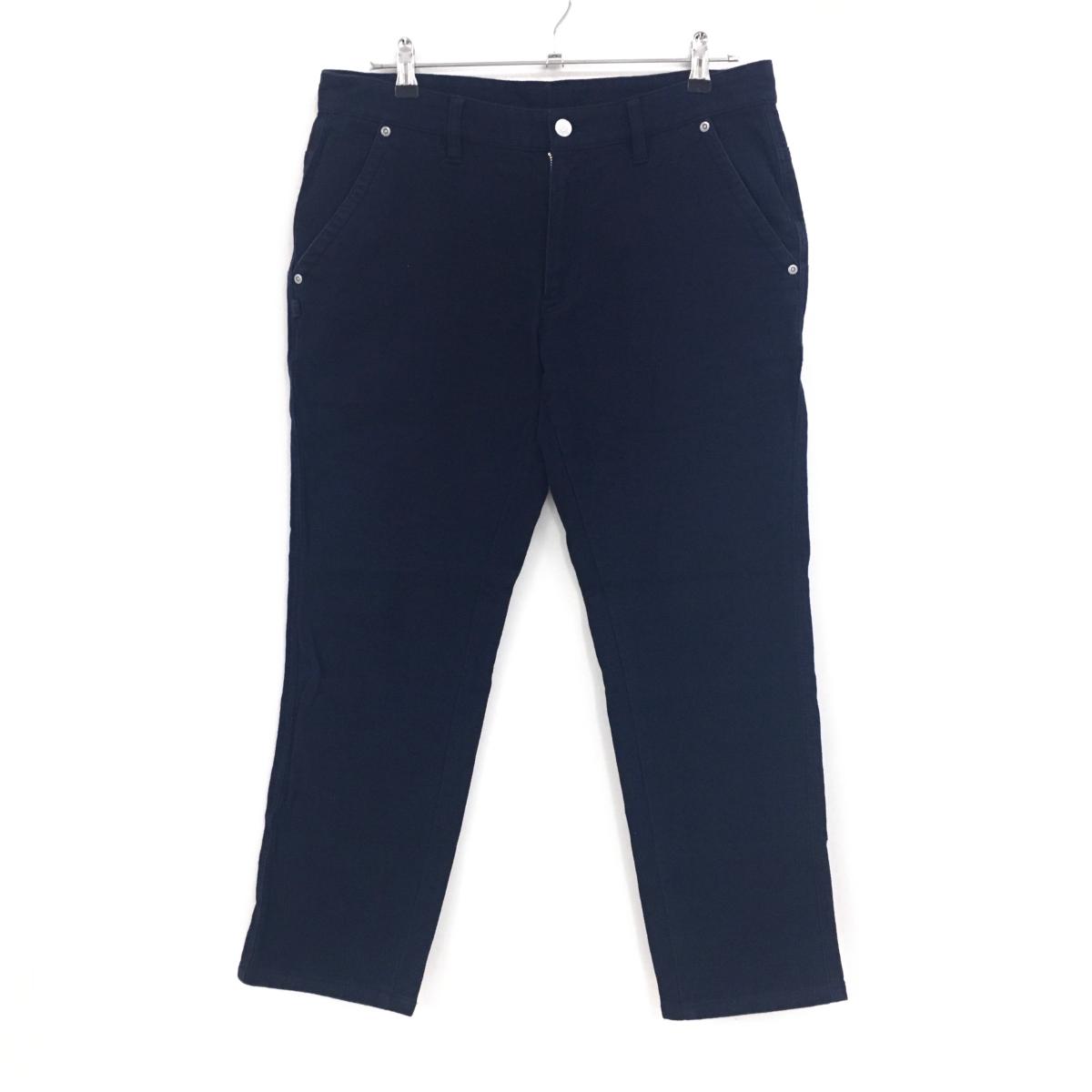 ジャックバニー パンツ ネイビー 無地 表微起毛 ストレッチ メンズ 6(XL) ゴルフウェア Jack Bunny