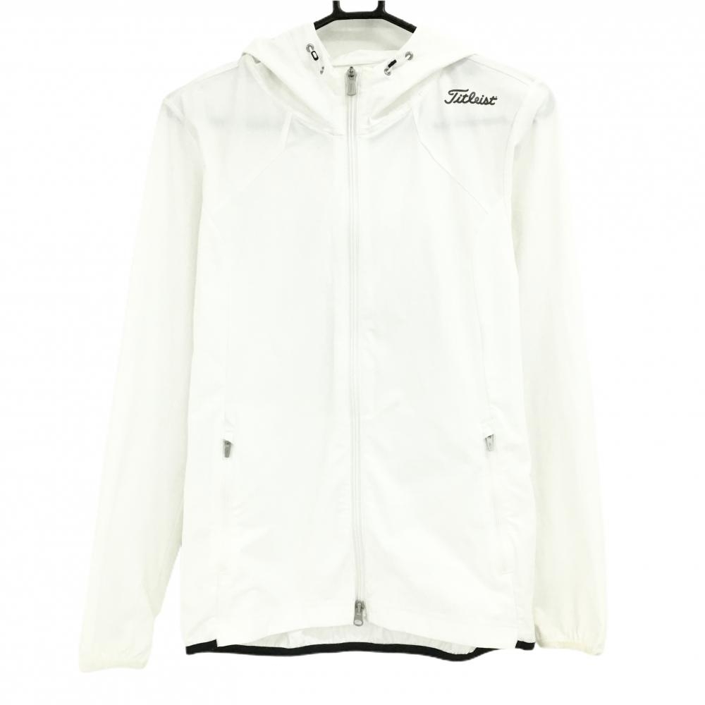 タイトリスト ジップパーカー 白 ジャケット 薄手 メンズ M ゴルフウェア TITLEIST