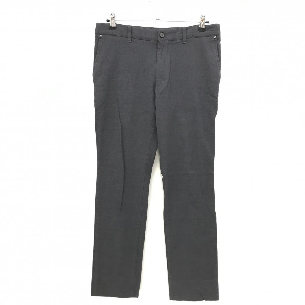 【美品】タイトリスト パンツ ダークグレー 表微起毛 ストレッチ メンズ 85 ゴルフウェア TITLEIST