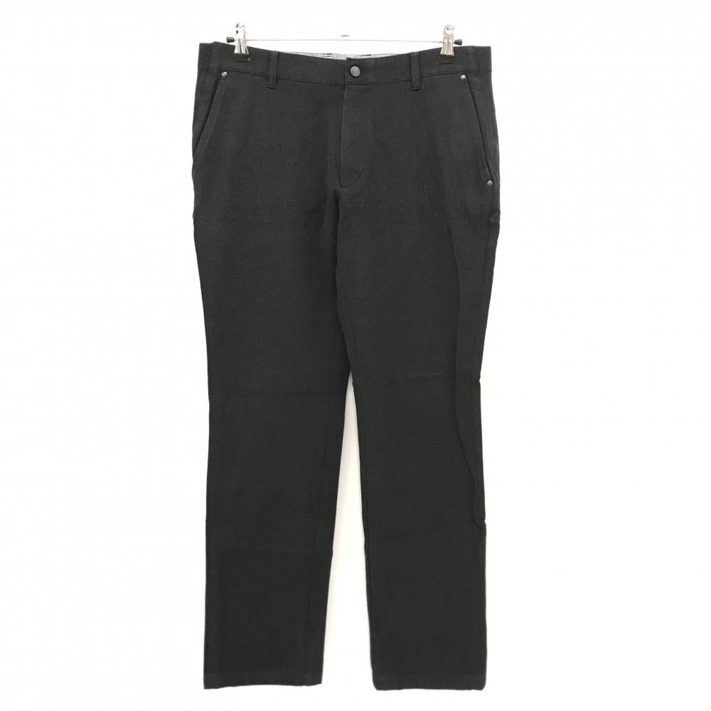 【美品】タイトリスト パンツ 杢黒 表微起毛 ストレッチ メンズ 88 ゴルフウェア TITLEIST