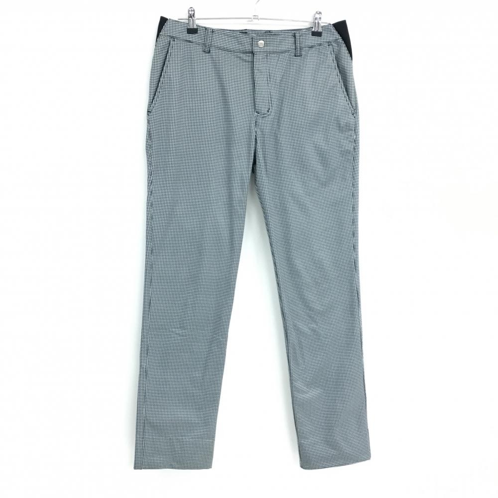 タイトリスト パンツ 黒×白 千鳥格子 裏微起毛  メンズ L ゴルフウェア TITLEIST
