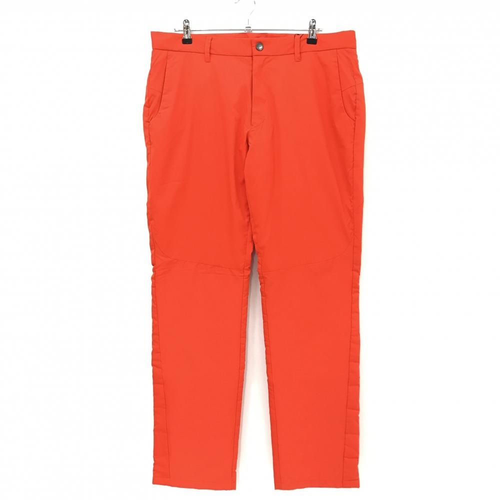 【新品】デサントゴルフ 中綿パンツ レッドオレンジ 撥水 中田英寿 メンズ 96/XB ゴルフウェア 大きいサイズ DESCENTE