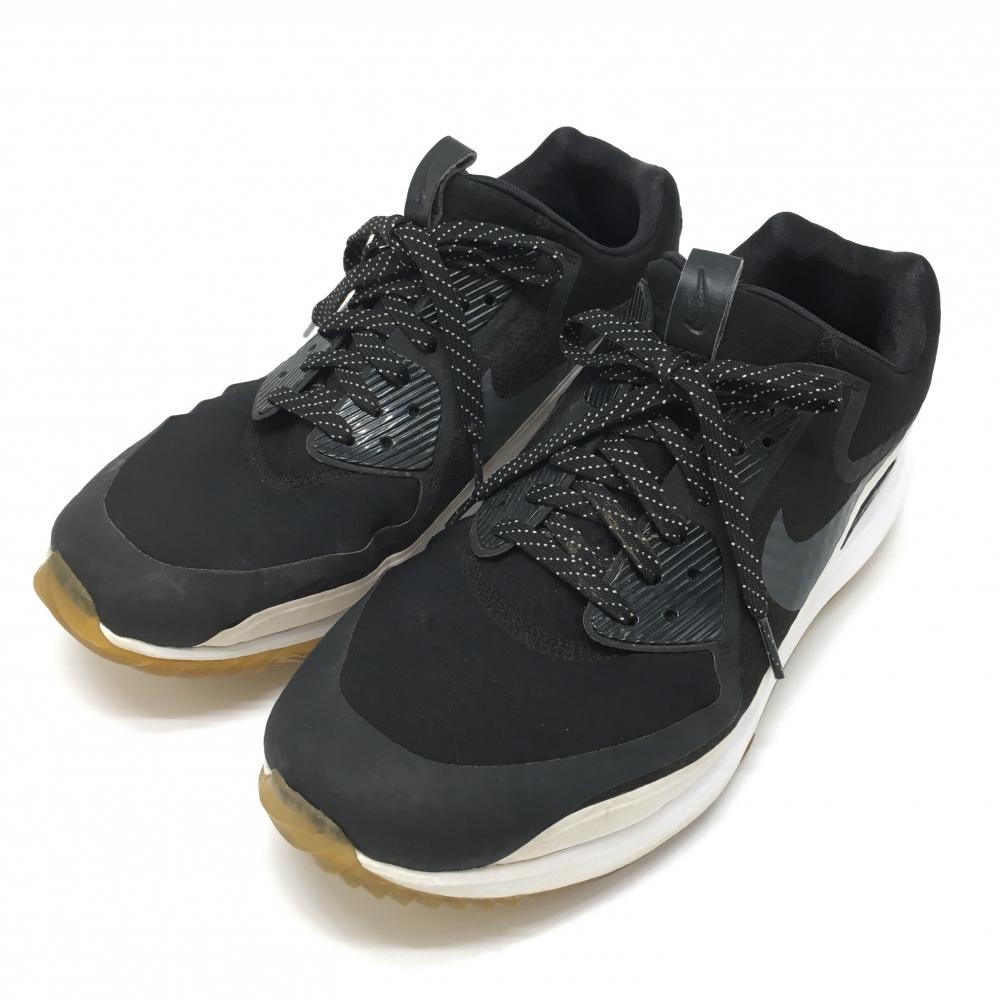 ナイキ ゴルフシューズ 黒×白 AIR ZOOM エアズーム スパイクレス 844570-001 メンズ 28.0 ゴルフウェア NIKE