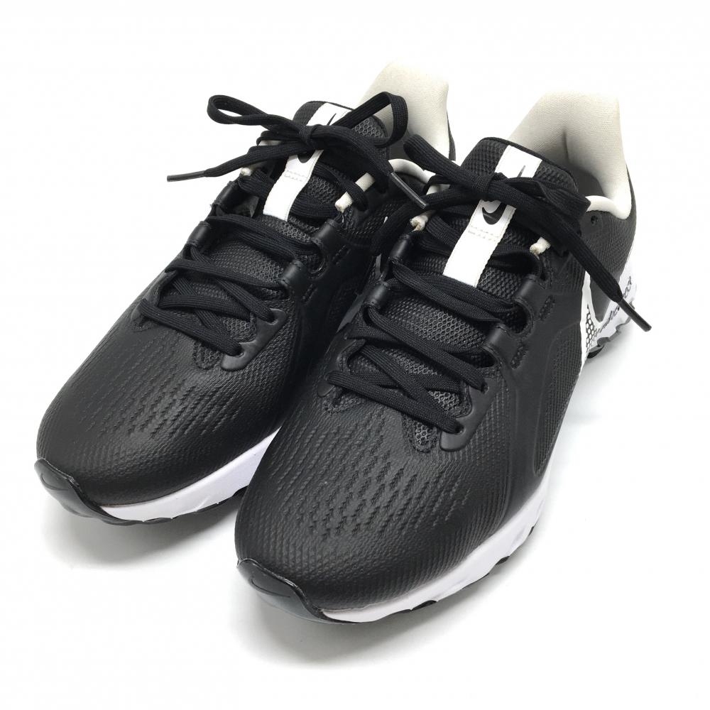 【超美品】ナイキ ゴルフシューズ 黒×白 CT6621-003 インフィニティプロ  メンズ 25.5 ゴルフウェア NIKE