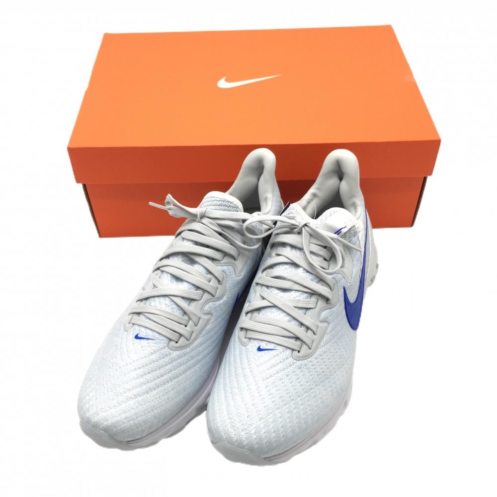 【新品】ナイキ ゴルフシューズ ライトブルー×グレー ZOOM INFINITY TOUR (W) CT0541-125 スパイクレス メンズ 26.0 ゴルフウェア NIKE