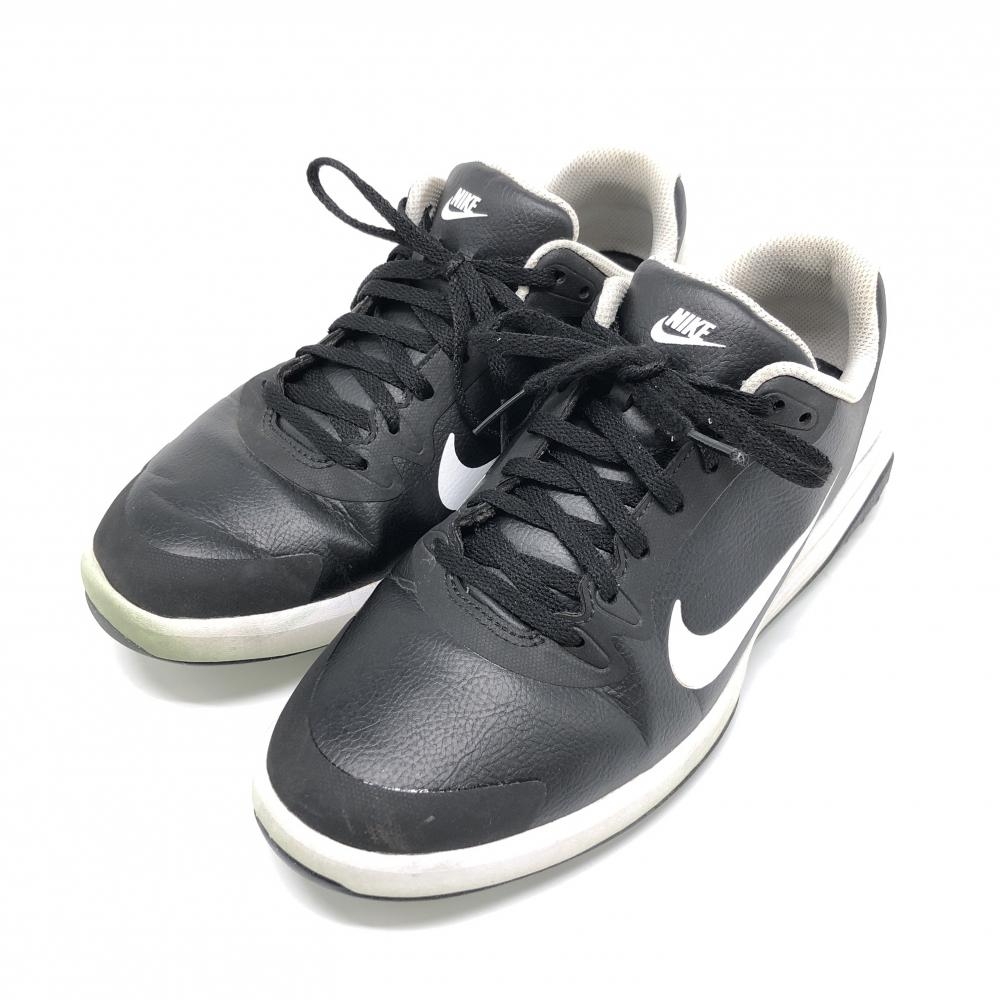 【美品】ナイキ ゴルフシューズ 黒×白 CT0535-001 インフィニティ G メンズ 25.5 ゴルフウェア NIKE