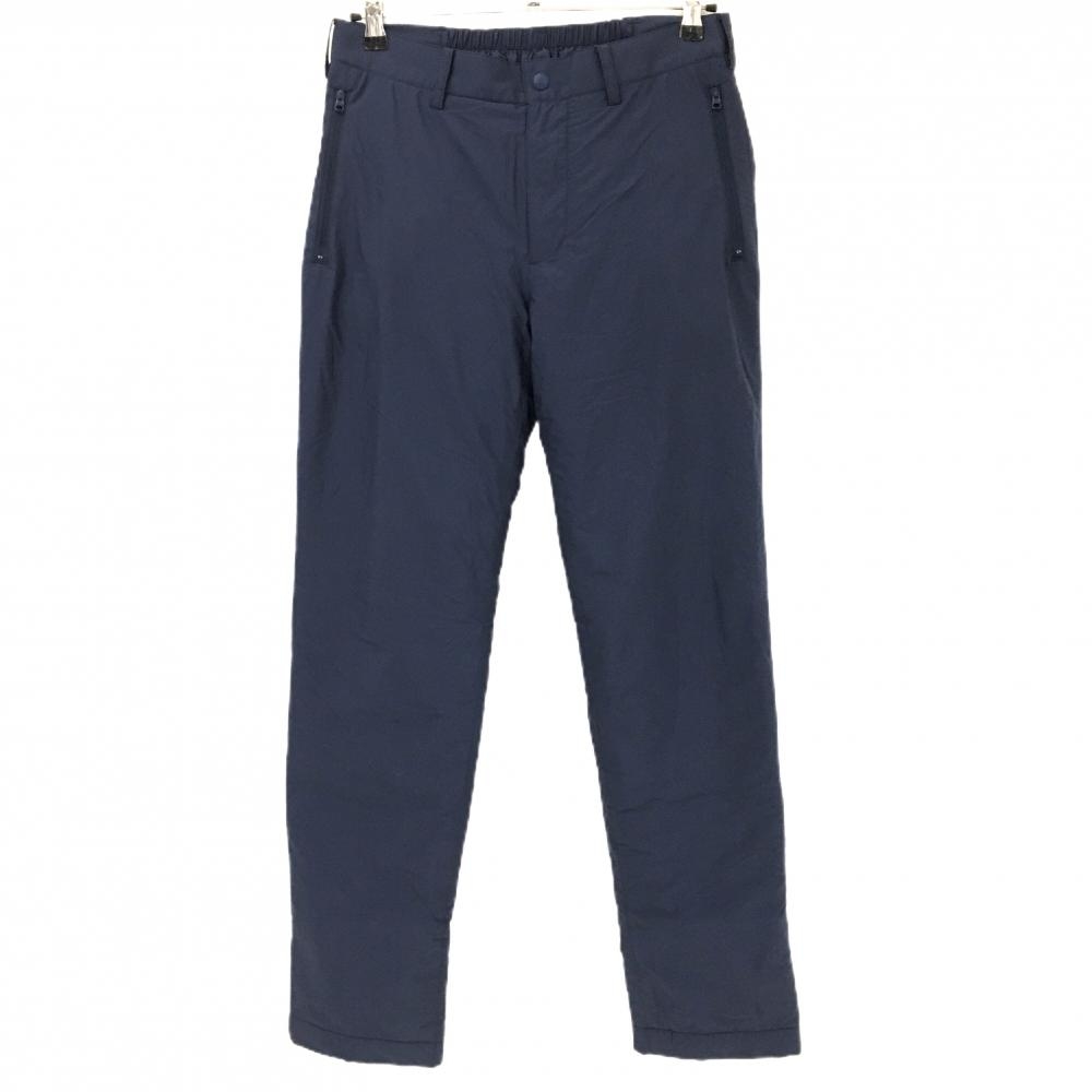 【美品】ビームスゴルフ 中綿パンツ ネイビー バックロゴ メンズ M ゴルフウェア BEAMS GOLF