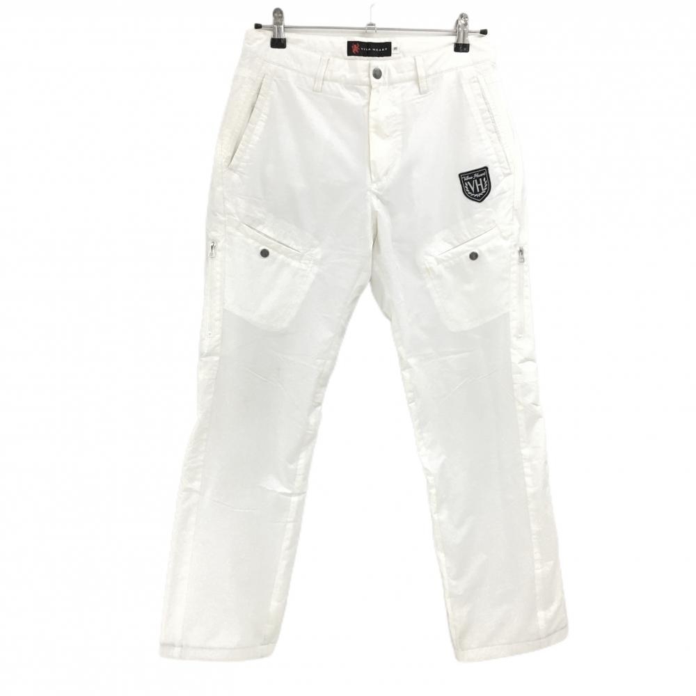 ビバハート パンツ 白 微起毛裏地 複数ポケット メンズ 76 ゴルフウェア VIVA HEART