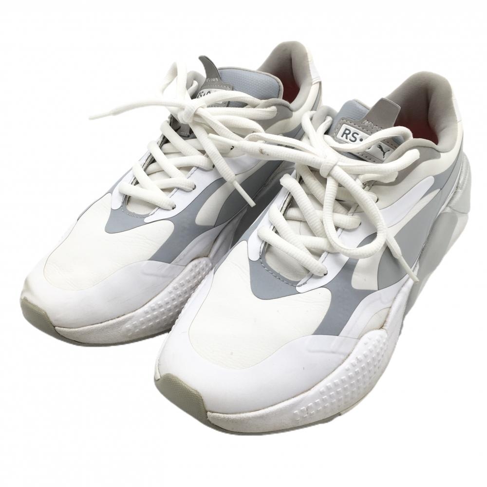 プーマ ゴルフシューズ 白×グレー 193826-02 スパイクレス RS-G 汚れ メンズ 28.0 ゴルフウェア PUMA