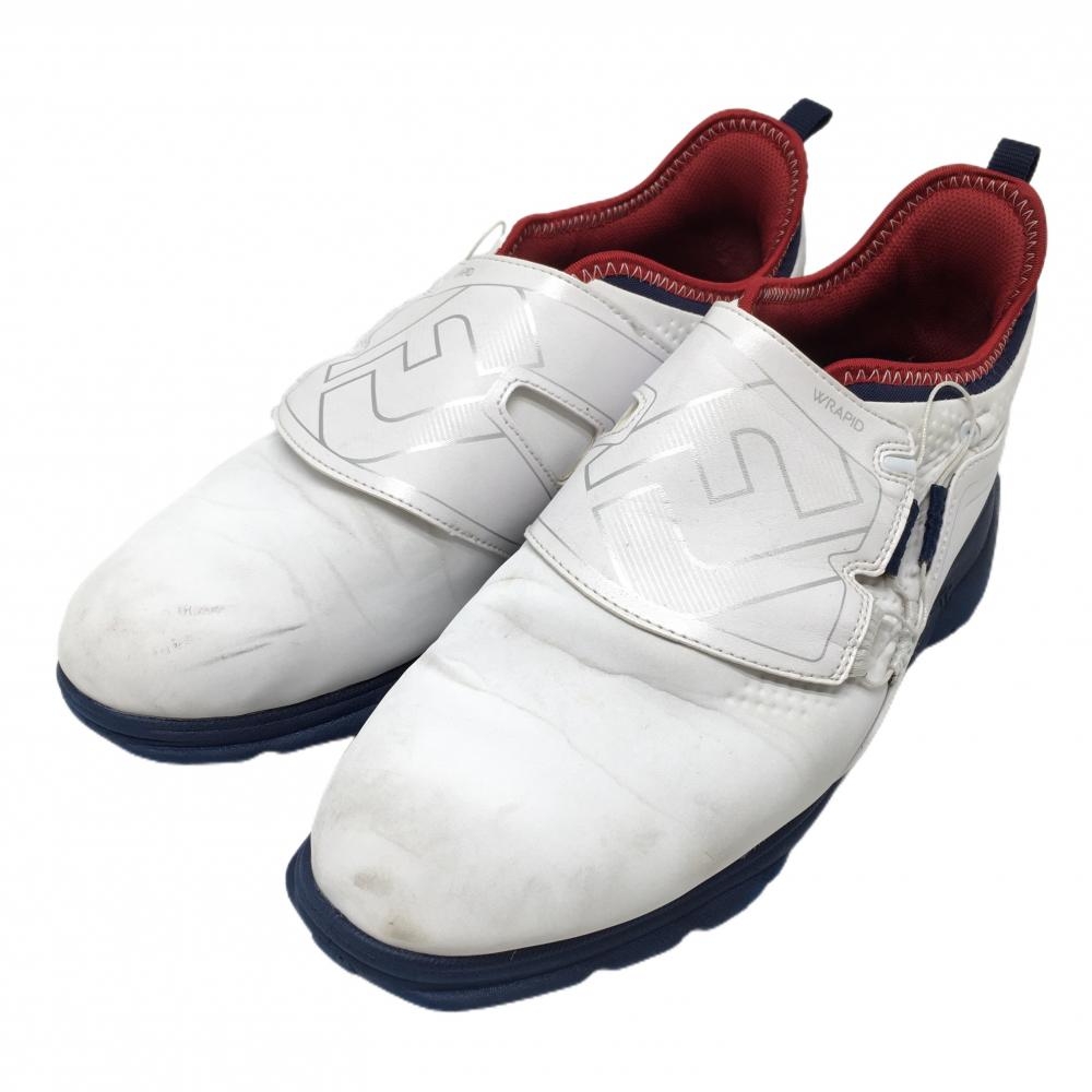 フットジョイ ゴルフシューズ 白×ネイビー スパイクレス ボア SUPER LITES XP 58095J  メンズ 27.0 ゴルフウェア FootJoy