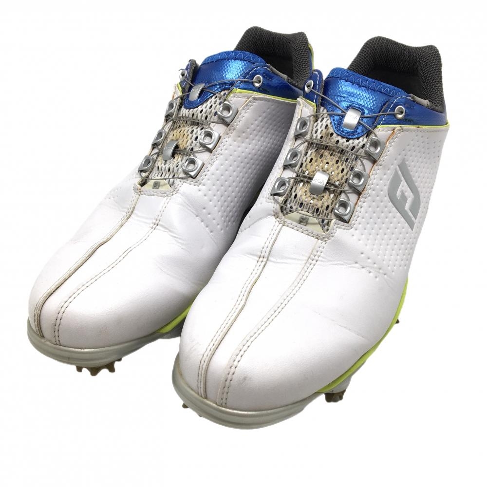 フットジョイ ゴルフシューズ 白×ブルー 53353J メンズ 27.5 ゴルフウェア FootJoy