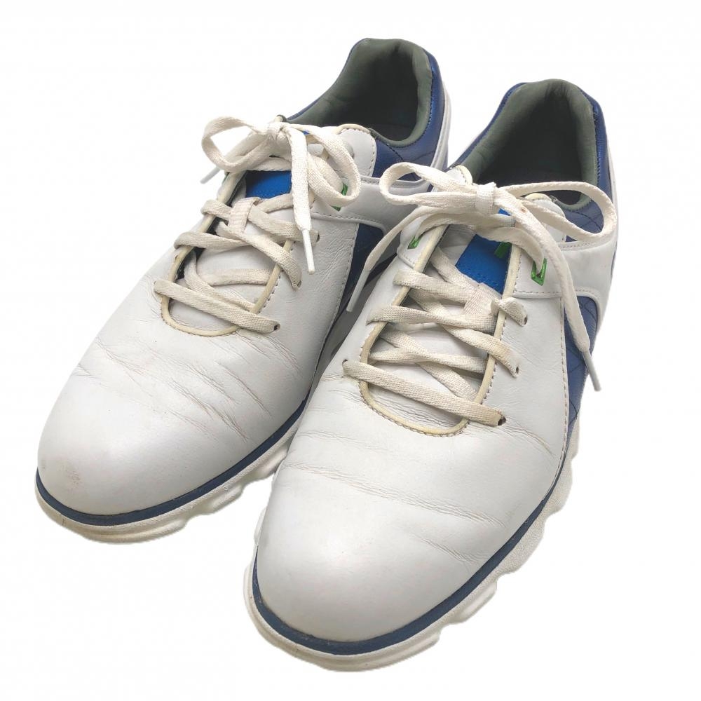 フットジョイ ゴルフシューズ 白×ネイビー 53584 PRO SL スパイクレス メンズ 7M(25.0相当） ゴルフウェア FootJoy