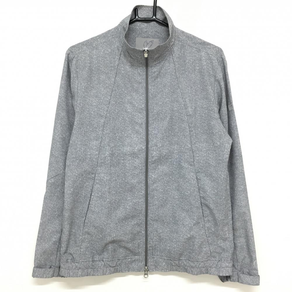 マスターバニー ジャケットブルゾン 杢グレー メッシュ調  メンズ 4(M) ゴルフウェア MASTER BUNNY EDITION
