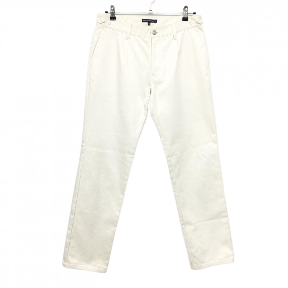 ロサーセン パンツ アイボリー 無地 ストレッチ 裏起毛  メンズ 82 ゴルフウェア Rosasen