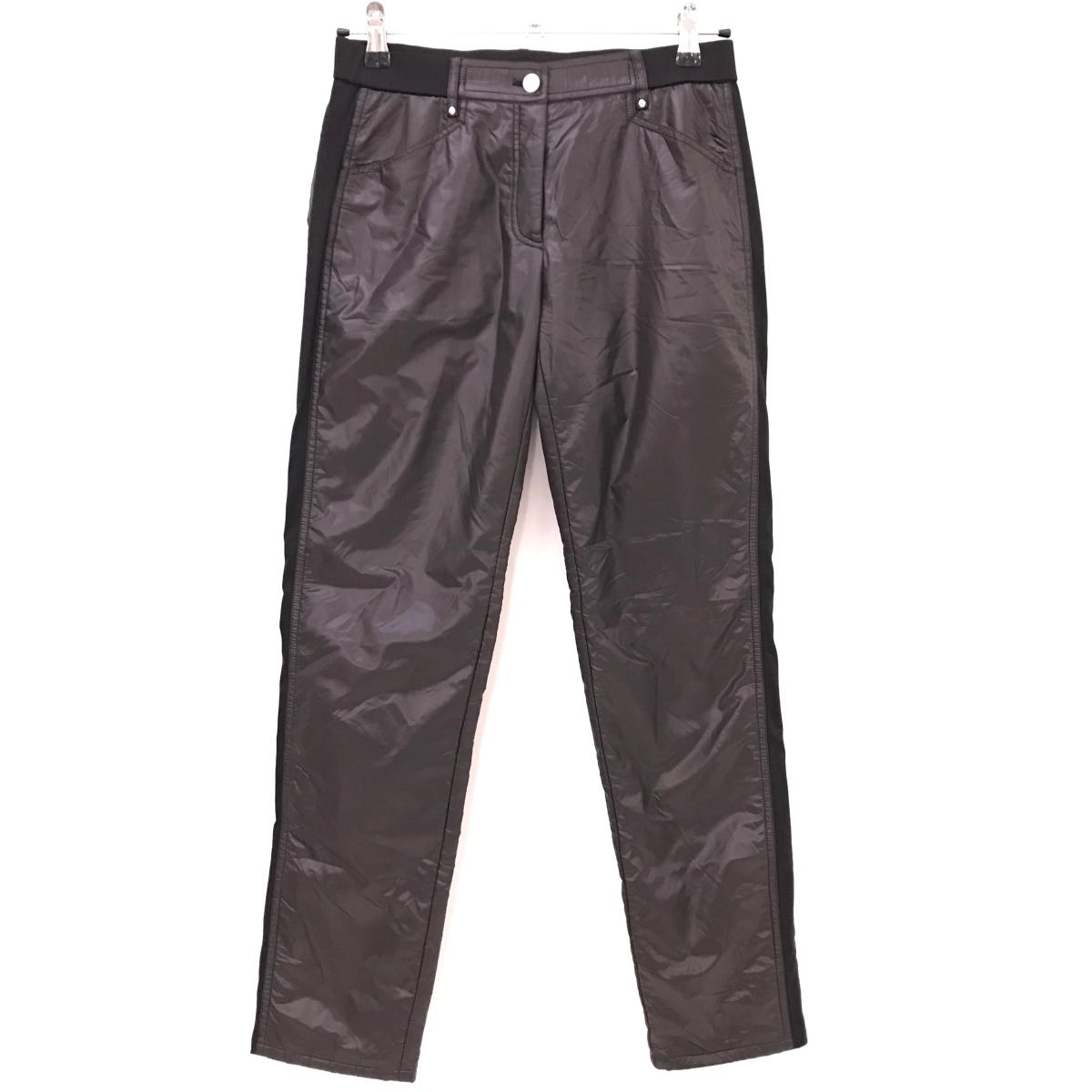 【美品】アダバット 中綿パンツ ブラウン サイド切替 レディース M ゴルフウェア adabat
