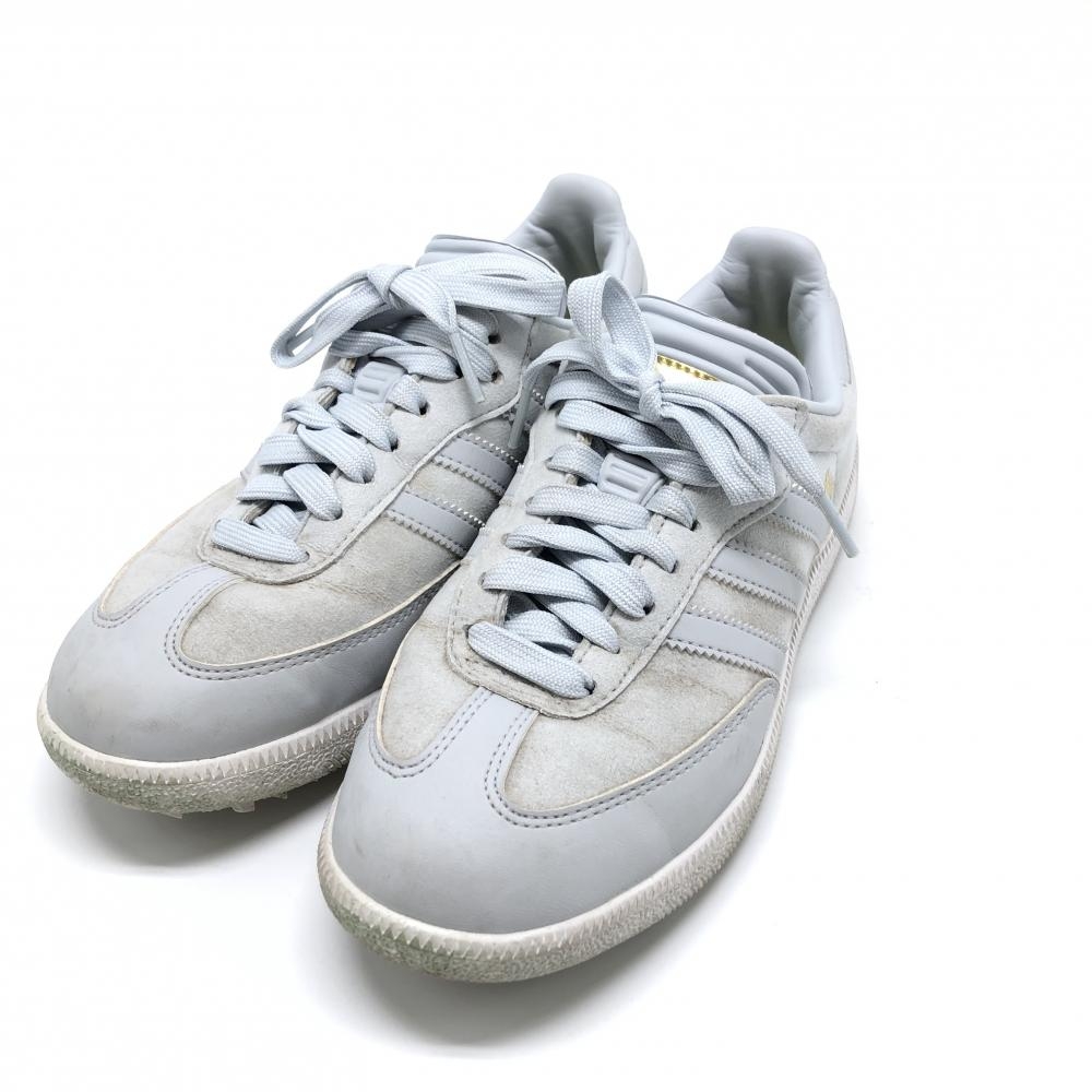 アディダス ゴルフシューズ ライトブルー×イエロー FX0761 オリジナルス ZX 8000 スパイクレス レディース 23.0 ゴルフウェア adidas