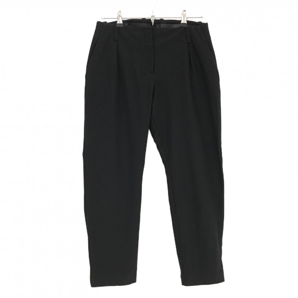 【超美品】アディダス パンツ 黒 コーデュロイ調 ストレッチ レディース L ゴルフウェア adidas