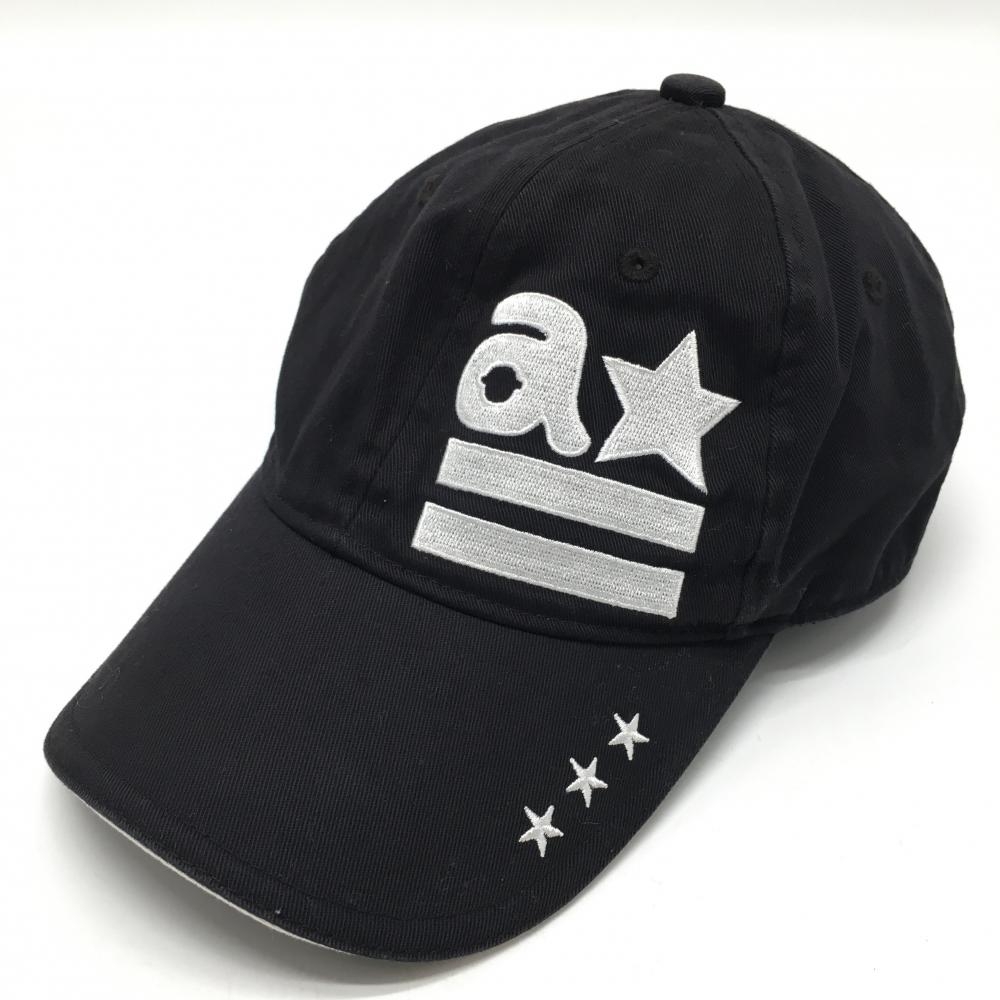 アルチビオ キャップ 黒×白 ロゴ刺しゅう レディース  ゴルフウェア archivio