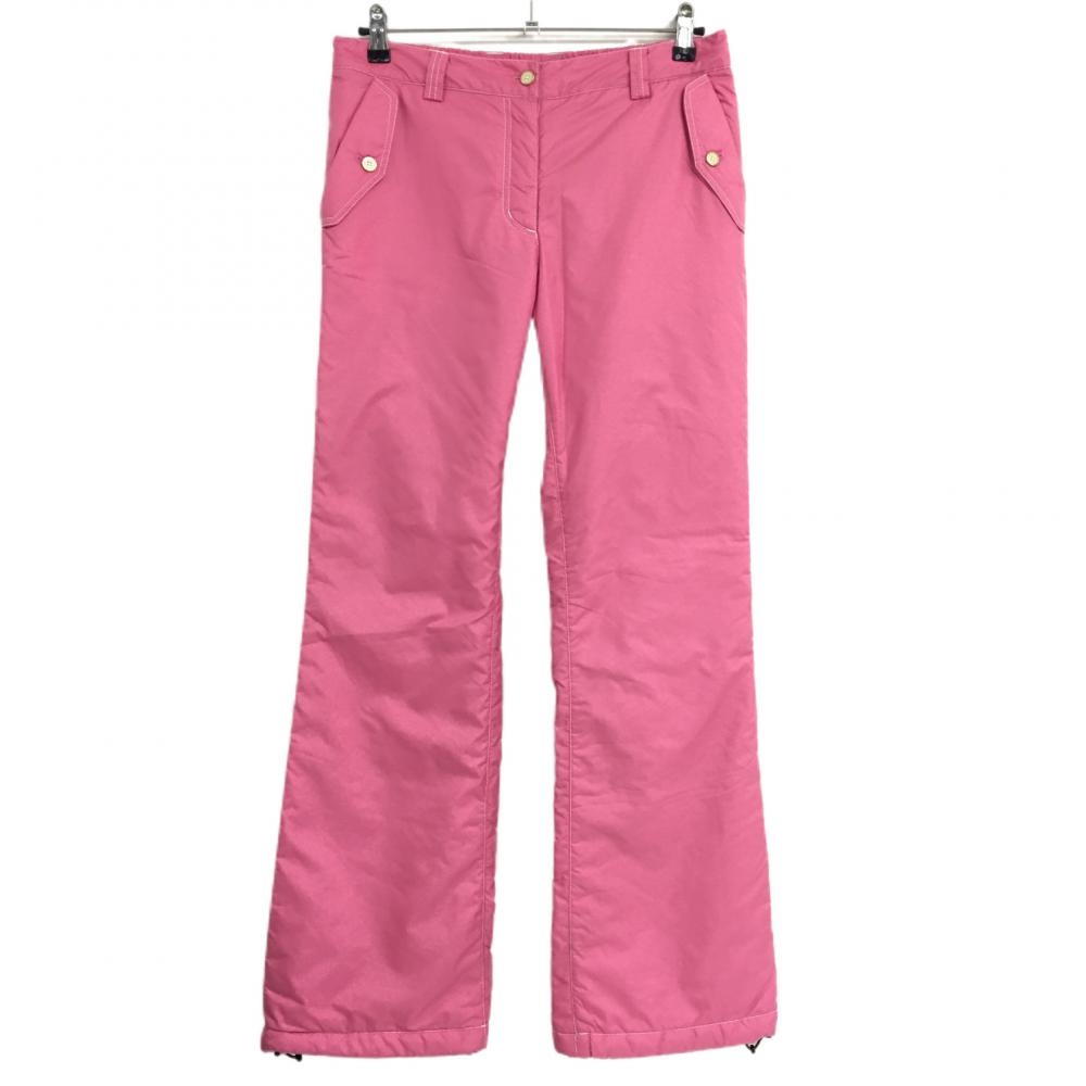 【美品】キャロウェイ 中綿パンツ ピンク 裾ドローコード  レディース L ゴルフウェア Callaway 画像