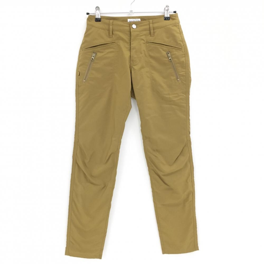 【美品】ジャックバニー パンツ ライトブラウン 蓄熱裏地 シャカシャカ  レディース 0(S) ゴルフウェア Jack Bunny