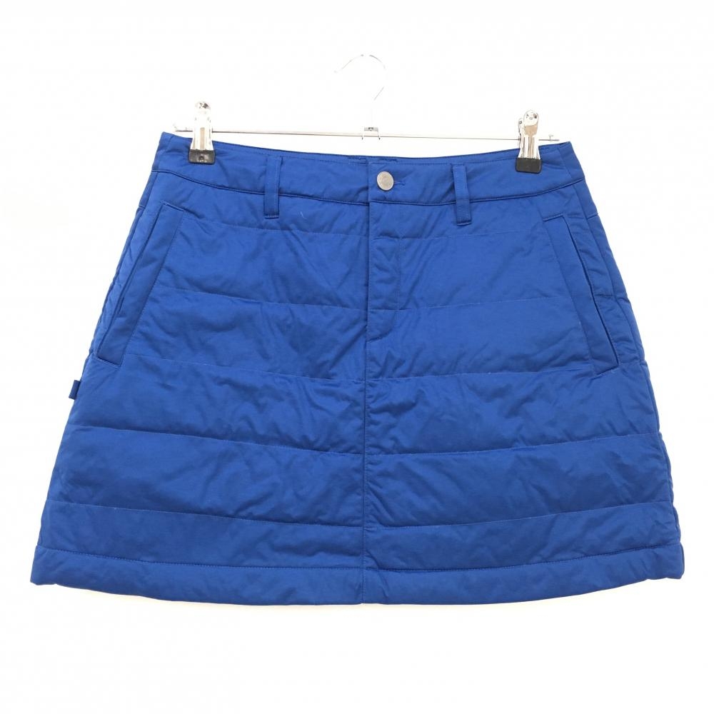 【超美品】ジャックバニー ダウンスカート ブルー 内側インナーパンツ キルティング レディース 1(M) ゴルフウェア Jack Bunny