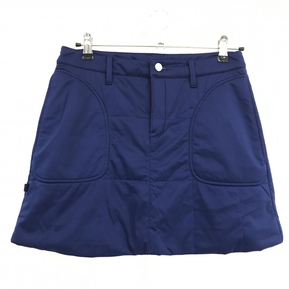 【超美品】ジャックバニー 中綿スカート ネイビー キルティング 内側インナーパンツ  レディース 2(L) ゴルフウェア Jack Bunny