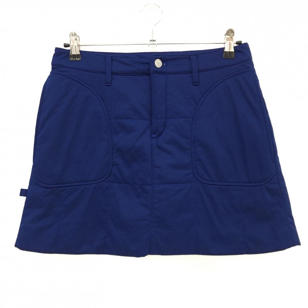 【超美品】ジャックバニー 中綿スカート ネイビー ビッグポケット 内側インナーパンツ  レディース 2(L) ゴルフウェア Jack Bunny