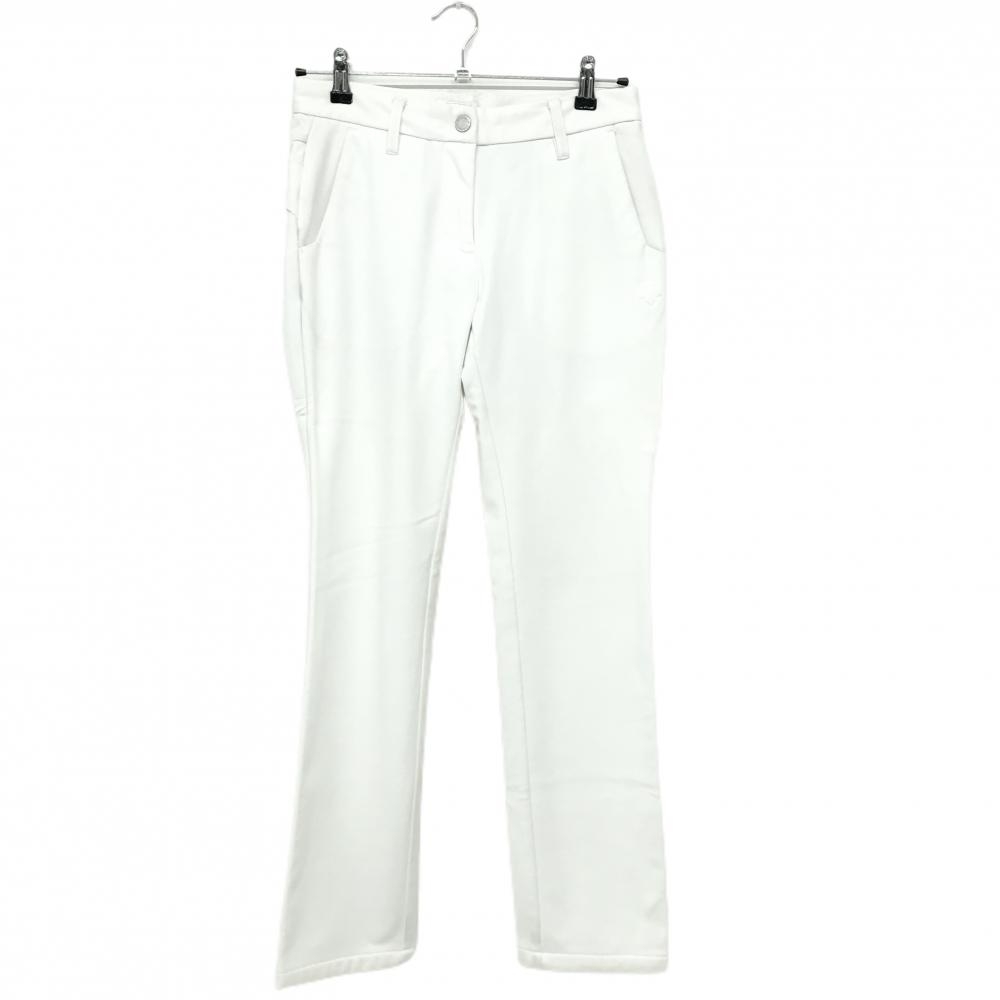 デサントゴルフ パンツ 白 裏起毛 中田英寿 レディース 64/M ゴルフウェア DESCENTE