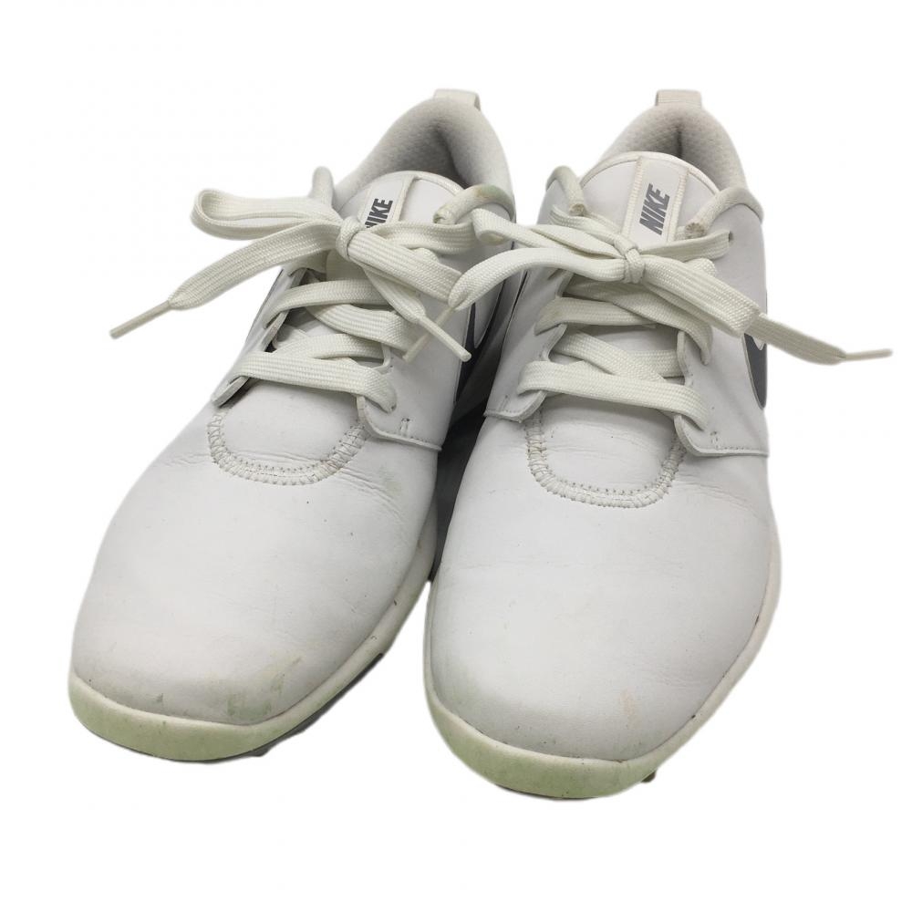ナイキ ゴルフシューズ 白×シルバー ローシG ツアー AR5581-100  レディース 23 ゴルフウェア NIKE