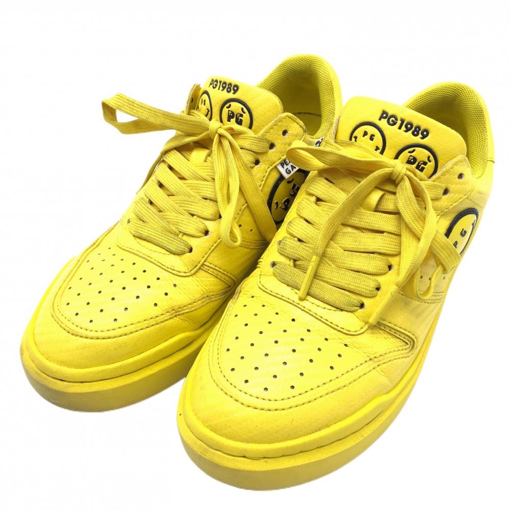 パーリーゲイツ ローカットゴルフシューズ イエロー 053-5192302 スパイクレス レディース 24.0 ゴルフウェア 2025年モデル PEARLY GATES