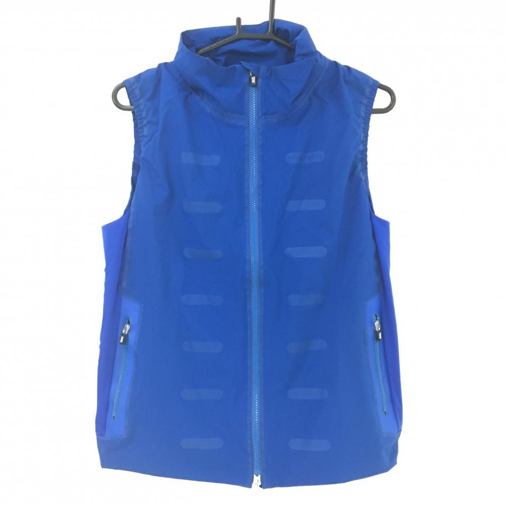 パーリーゲイツ エアーダウンベスト ブルー サイドロゴ レディース 1(M) ゴルフウェア PEARLY GATES