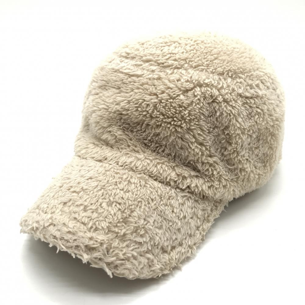 ビームスゴルフ ボアワークキャップ ベージュ ロゴ刺しゅう ハート レディース 56-58cm ゴルフウェア BEAMS GOLF