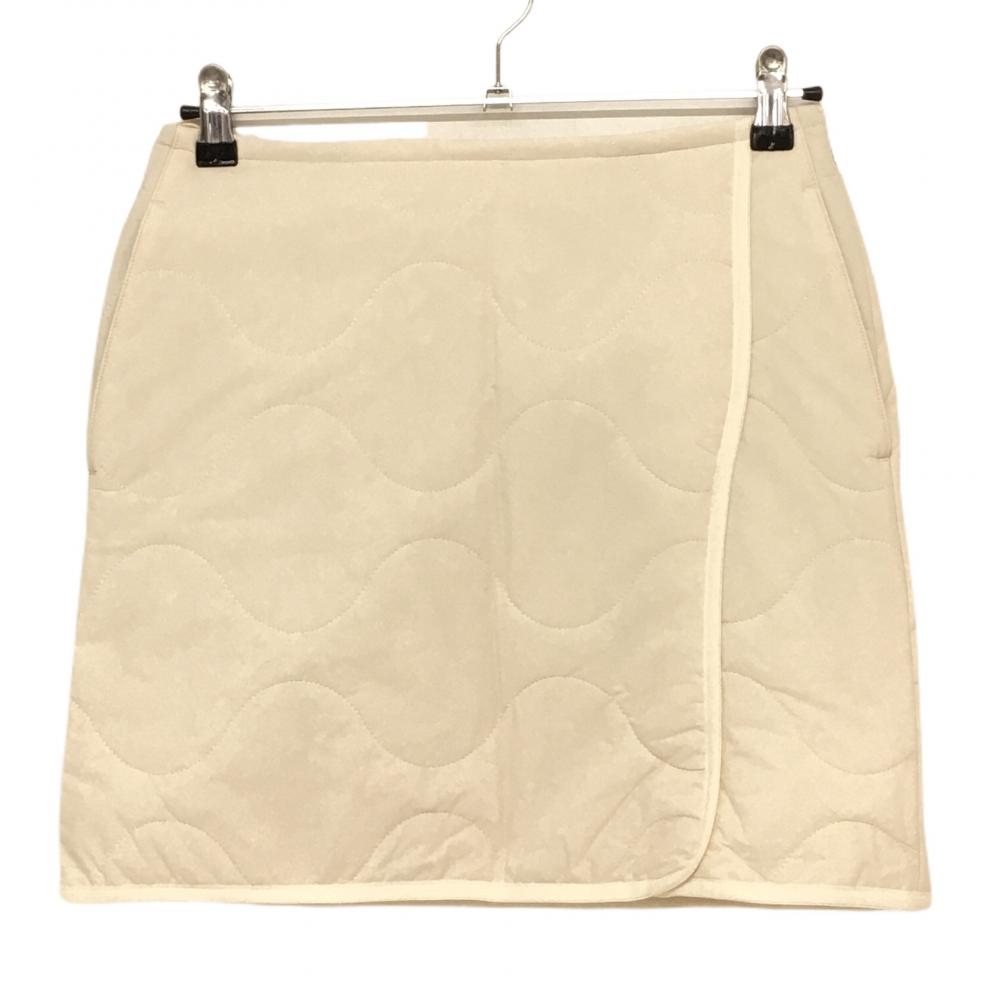 【新品】ビームスゴルフ 中綿スカート アイボリー ラップ風 STRETCH レディース M ゴルフウェア 2023年モデル BEAMS GOLF