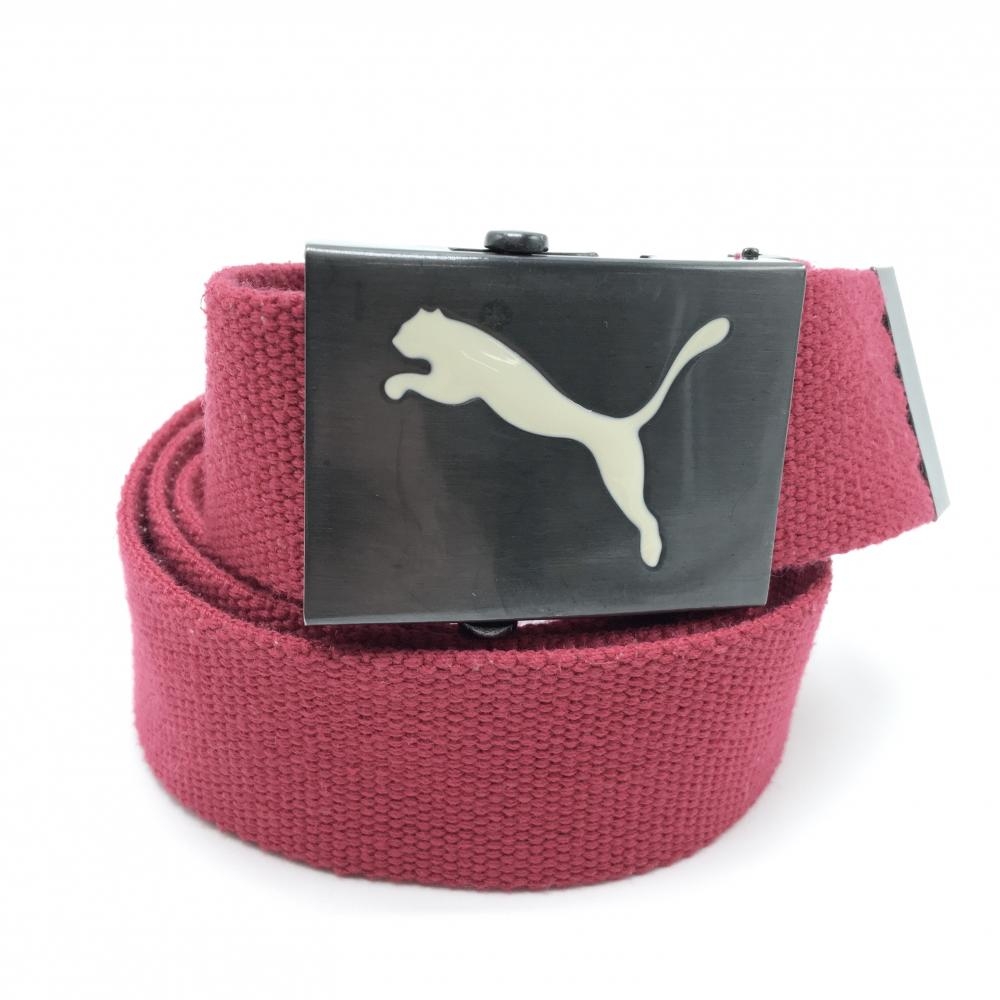 プーマ ガチャベルト ピンク バックルロゴ レディース  ゴルフウェア PUMA