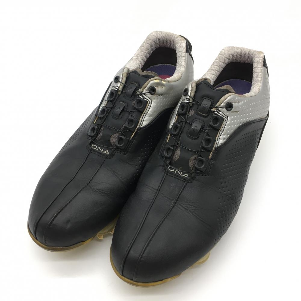 フットジョイ ゴルフシューズ 黒×シルバー ボア DNA 94845J レディース 24.0 ゴルフウェア FootJoy 画像