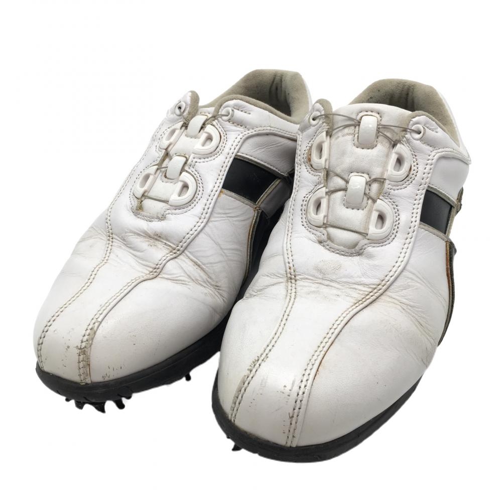 フットジョイ ゴルフシューズ 白×黒 ボア 98657J  レディース 24.0 ゴルフウェア FootJoy
