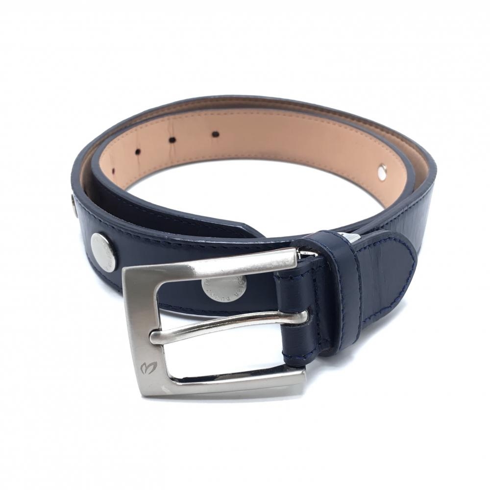 マスターバニー ベルト ネイビー バックルシルバー レディース  ゴルフウェア MASTER BUNNY EDITION