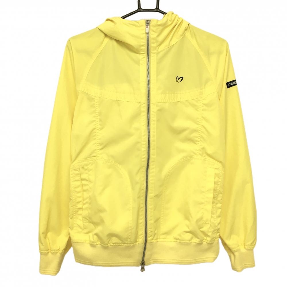 【美品】マスターバニー ジップパーカー イエロー×ネイビー ダブルジップ ジャケット レディース 1(M) ゴルフウェア MASTER BUNNY EDITION