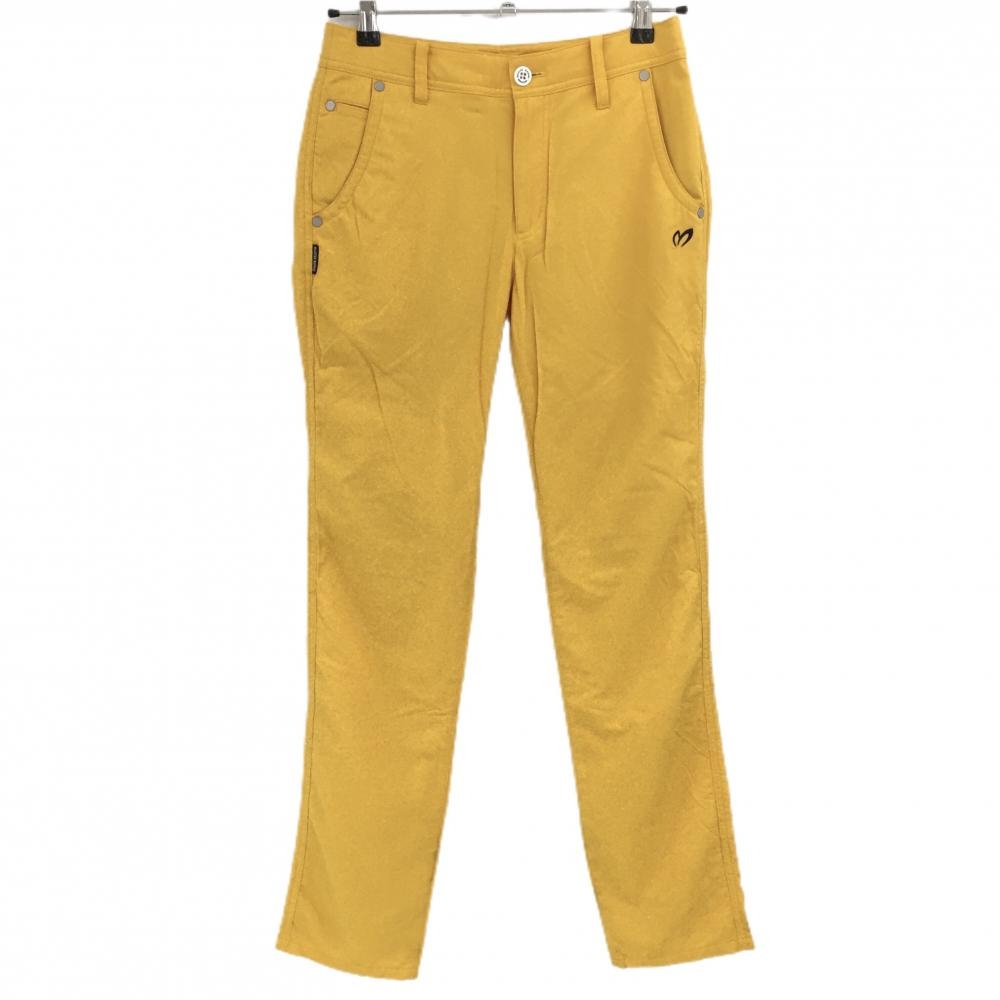 【美品】マスターバニー パンツ オレンジ 裏地付 レディース 0(S) ゴルフウェア MASTER BUNNY EDITION