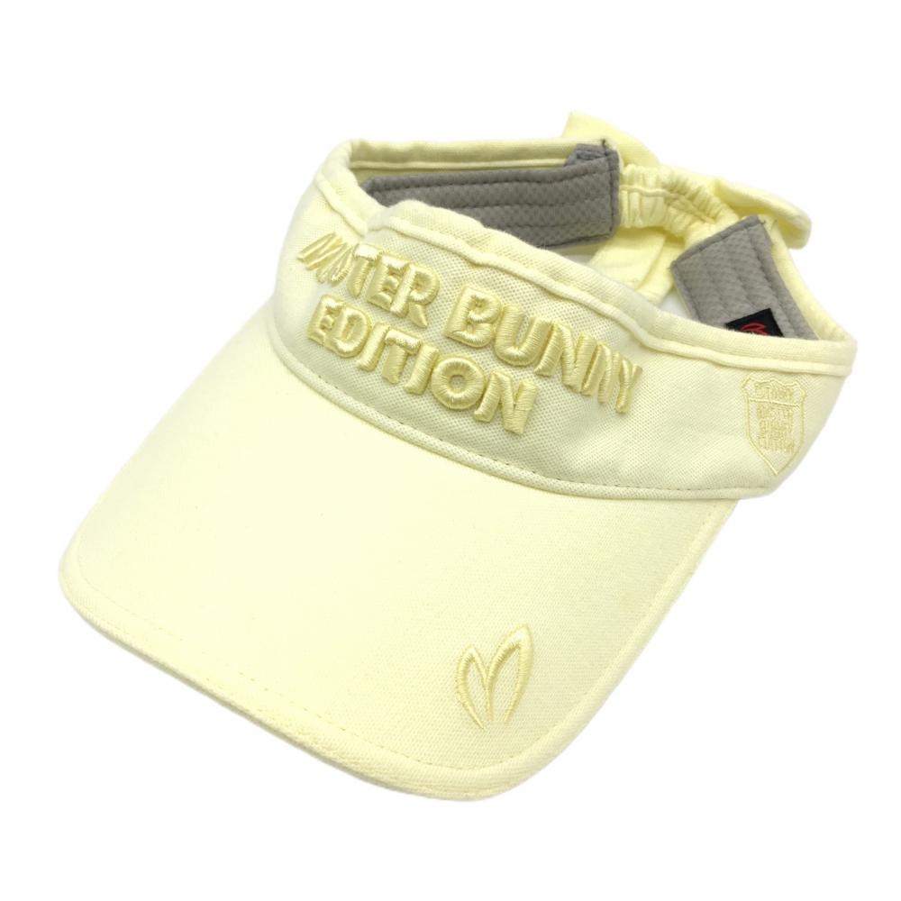 マスターバニー サンバイザー イエロー バックリボン  レディース FR ゴルフウェア MASTER BUNNY EDITION