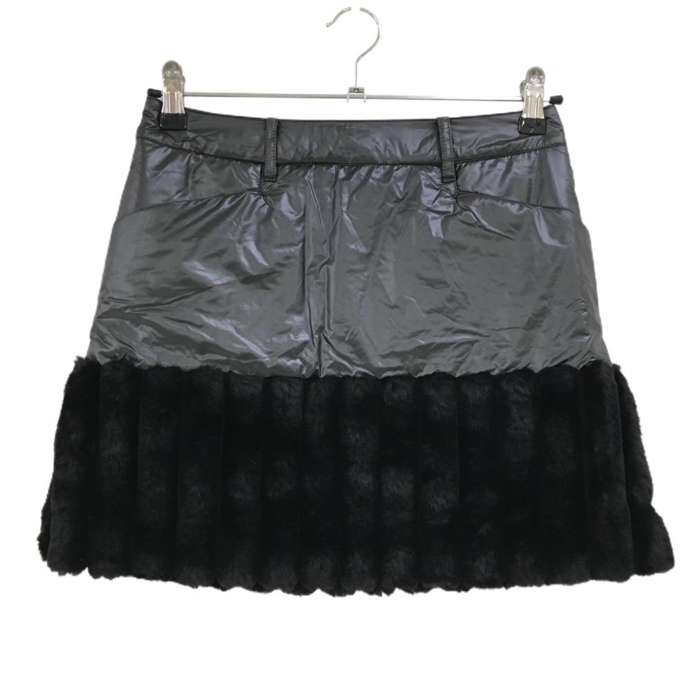 【超美品】マスターバニー 中綿異素材スカート 黒  レディース 0(S) ゴルフウェア 2023年モデル 王林着用モデル MASTER BUNNY EDITION