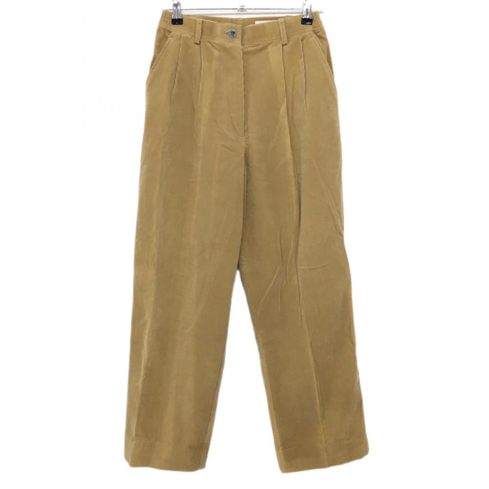 【美品】マリクレール コーデュロイパンツ ライトブラウン シンプル  レディース 11 ゴルフウェア marie claire