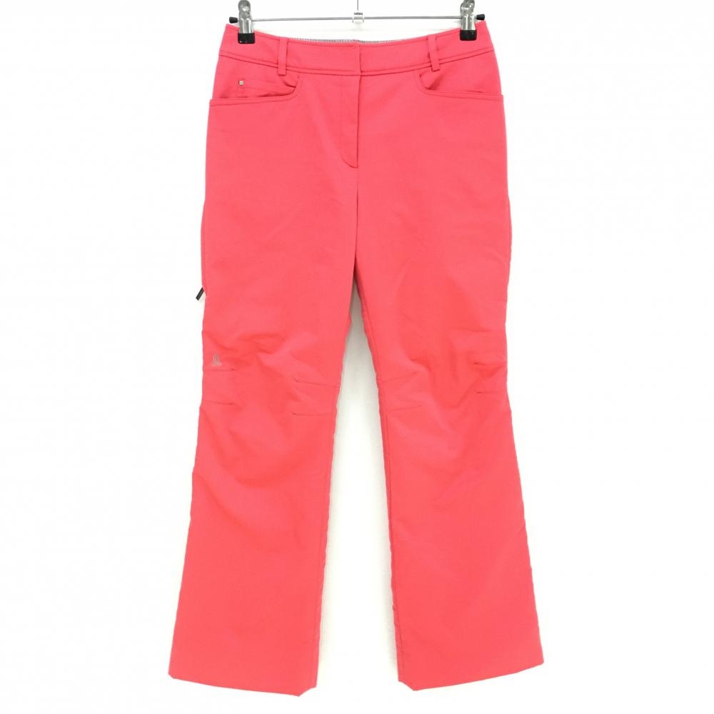 ランバンスポール 中綿パンツ レッドピンク バックロゴ 蓄熱  レディース 36(M) ゴルフウェア LANVIN SPORT