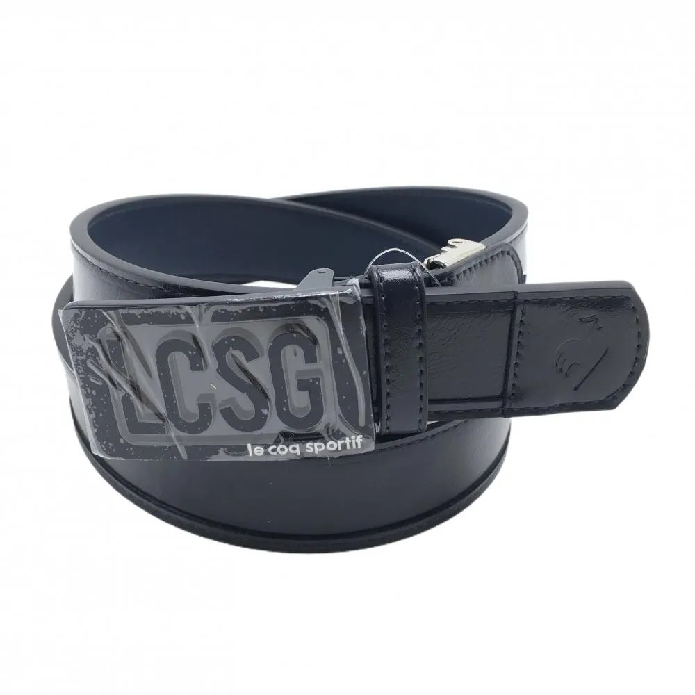 【新品】ルコックゴルフ トップ式ベルト ダークネイビー レディース F(最長95㎝) ゴルフウェア le coq sportif