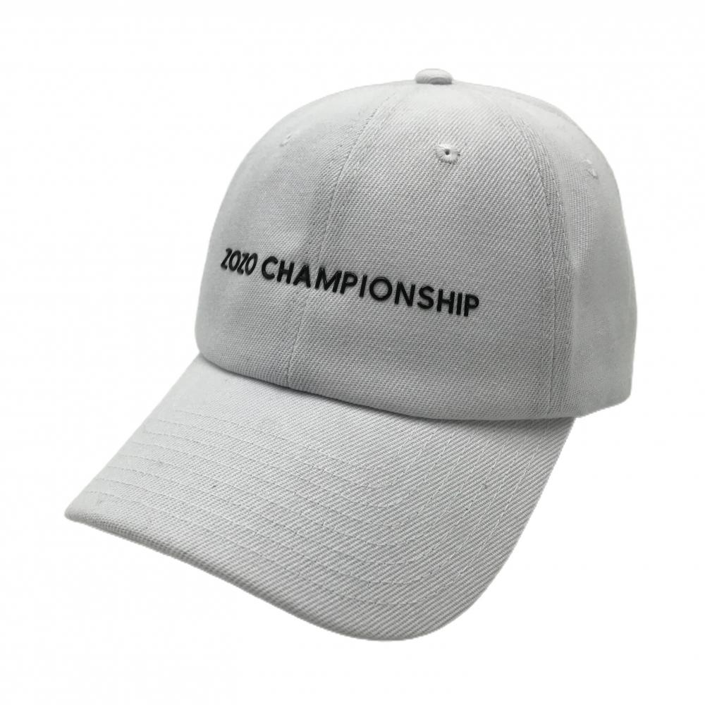 【超美品】ピージーエーツアー キャップ 白 ZOZO CHAMPIONSHIP  ゴルフウェア PGA TOUR