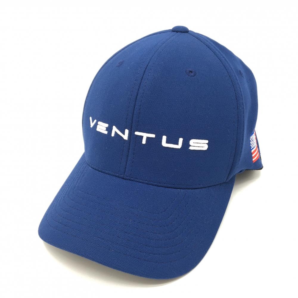 【美品】ベンタス キャップ ブルー×白 フジクラ ONE TEN 立体ロゴ   ゴルフウェア VENTUS