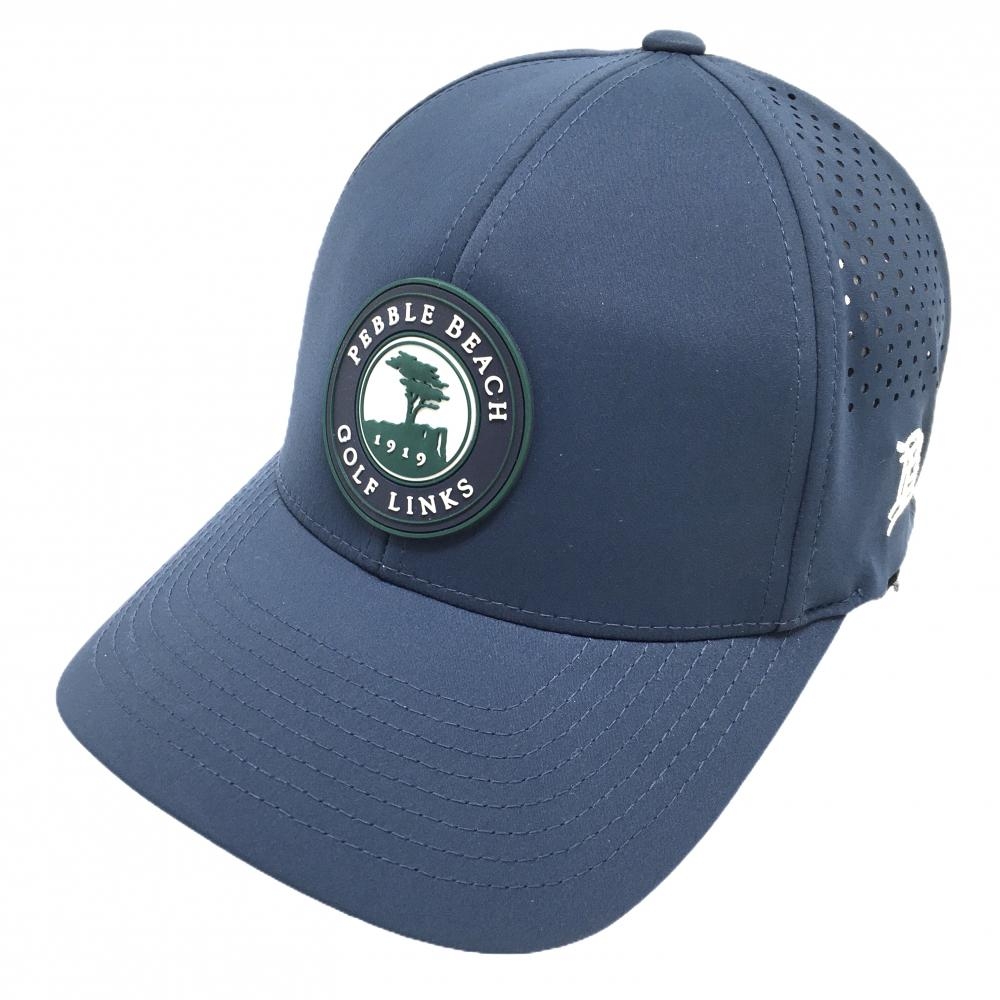 【新品】ブランデッドビルズ メッシュキャップ ネイビー ペブルビーチ ゴルフリンクス None   ゴルフウェア Branded Bills