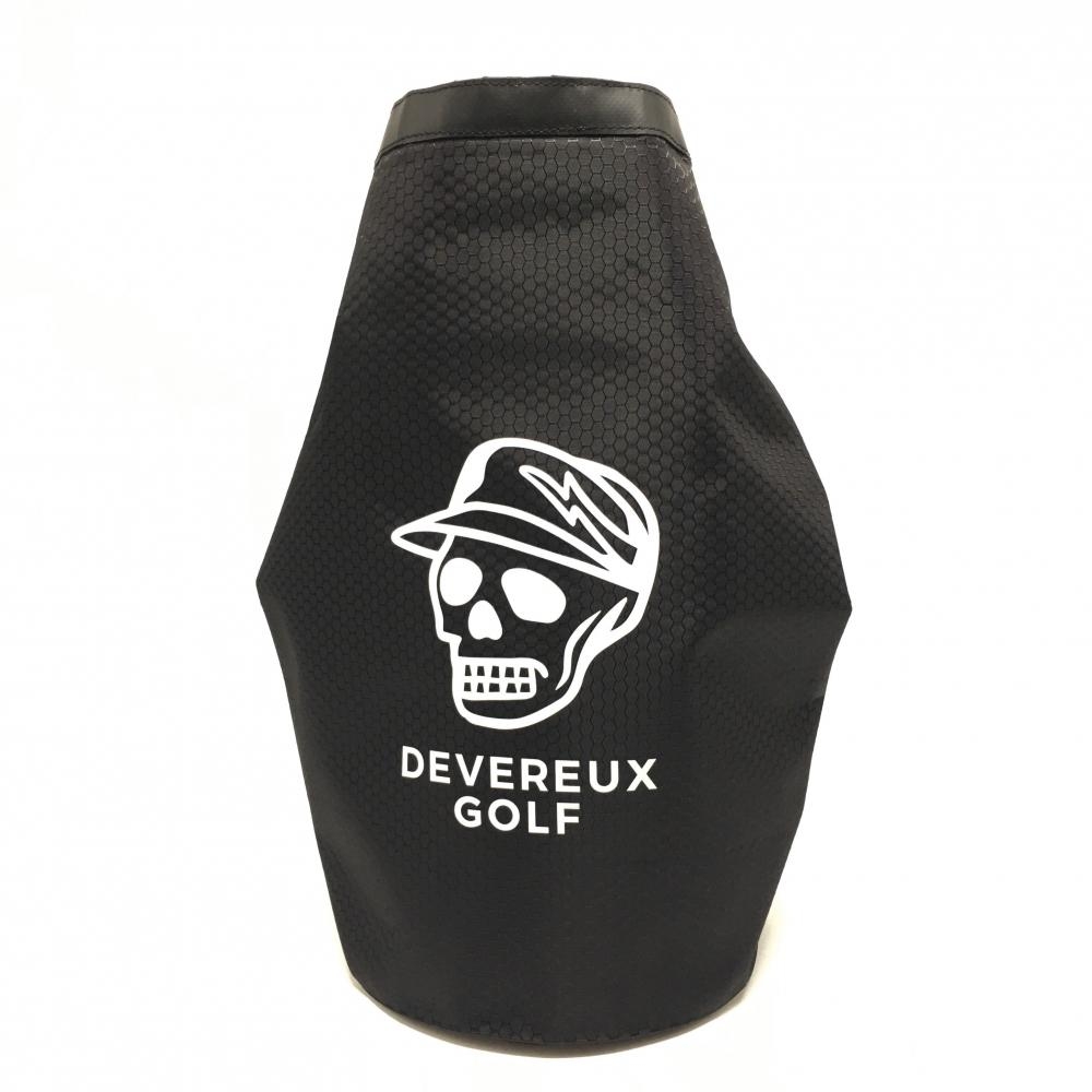 【超美品】デヴァローゴルフ アイスバッグ 黒×白 スカル ゴルフ DEVEREUX GOLF