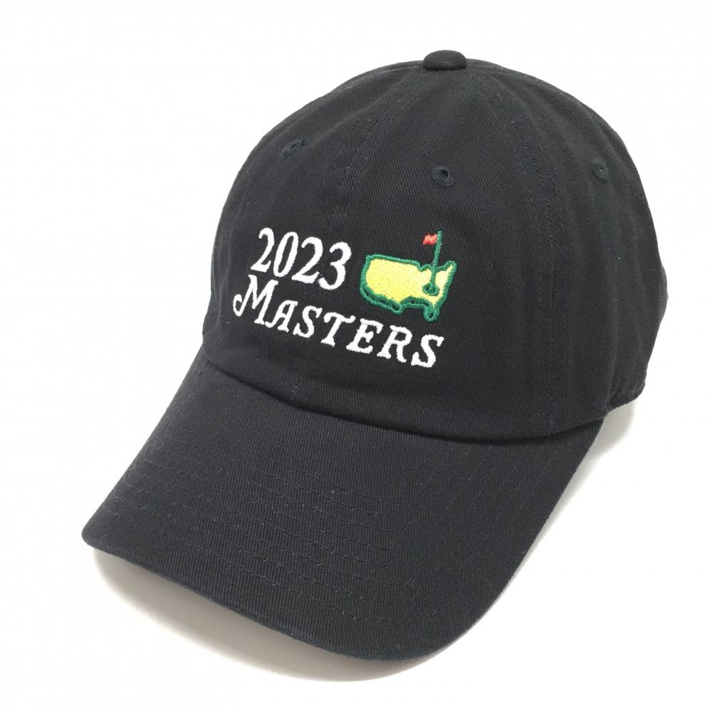 【新品】マスターズ キャップ 黒×白 2023 MASTERS   ゴルフウェア MASTERS